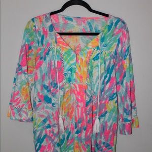 Lilly Pulitzer bright blouse
